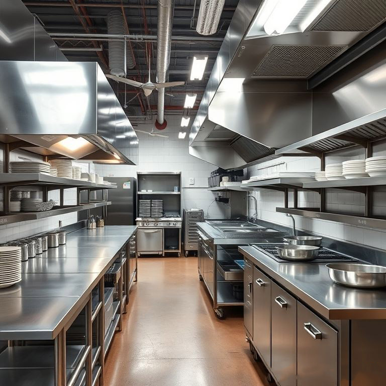 Cozinha industrial montada no cliente